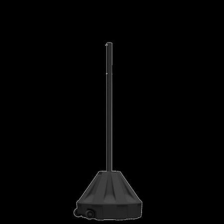 Plasticade , Plastic Black, Matte, 60 in L, 16.5 in D UVRAP24BK-60BKPK